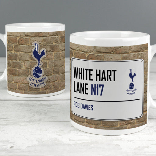 Personalised Tottenham Hotspur Street Sign Mug