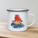 Personalised Paddington Bear Enamel Mug