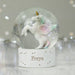 Personalised Unicorn Snow Globe Glitter Globe - Birthday Gift