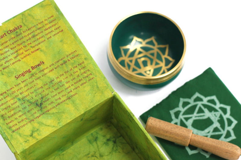 Chakra Singing Bowl Set - Heart