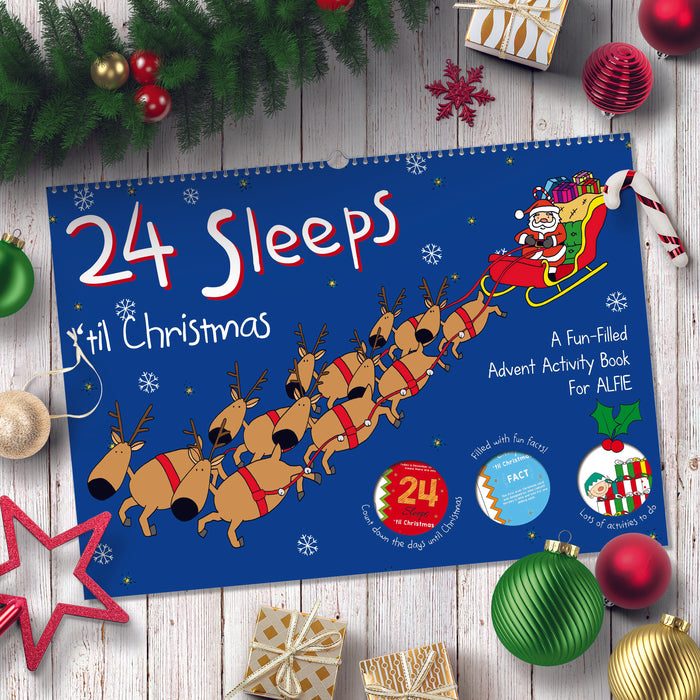 24 Sleeps 'til Christmas Personalised Book