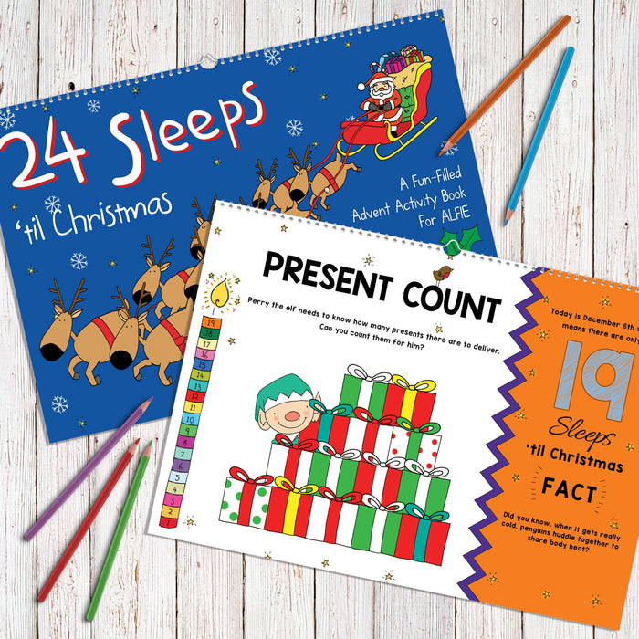 24 Sleeps 'til Christmas Personalised Book