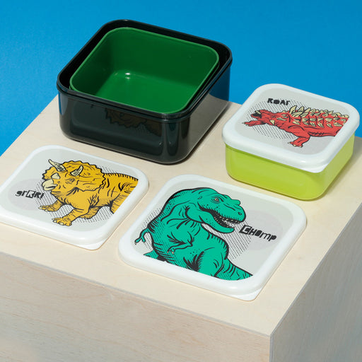 Dinosaur Lunch Boxes Set of 3 (M/L/XL)