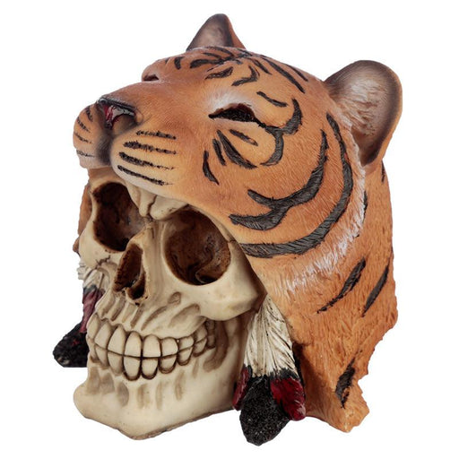 Tiger Headdress Skull Ornament