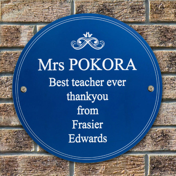 Personalised Heritage Plaque - Birthday