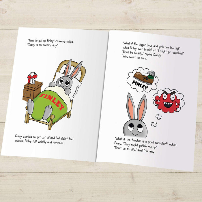 Personalised First Day at School Book Softback - Myhappymoments.co.uk