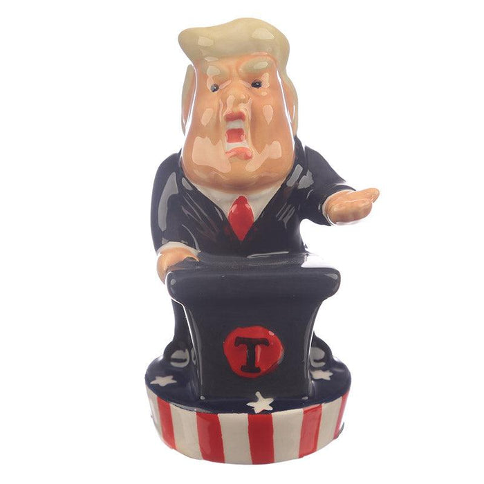 The President Donald Trump Ceramic Salt and Pepper Set