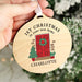 Personalised 1st Christmas In Your New Home Bauble Decoration