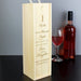 Personalised Wedding Anniversary Bottle Box from Pukkagifts.uk