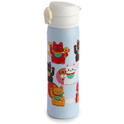 Maneki Neko Lucky Cat Reusable Thermal Insulated Drinks Bottle