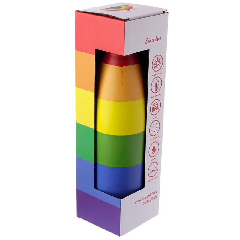 Rainbow Stainless Steel Insulated Drinks Bottle