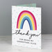 Personalised Rainbow Thank You Card
