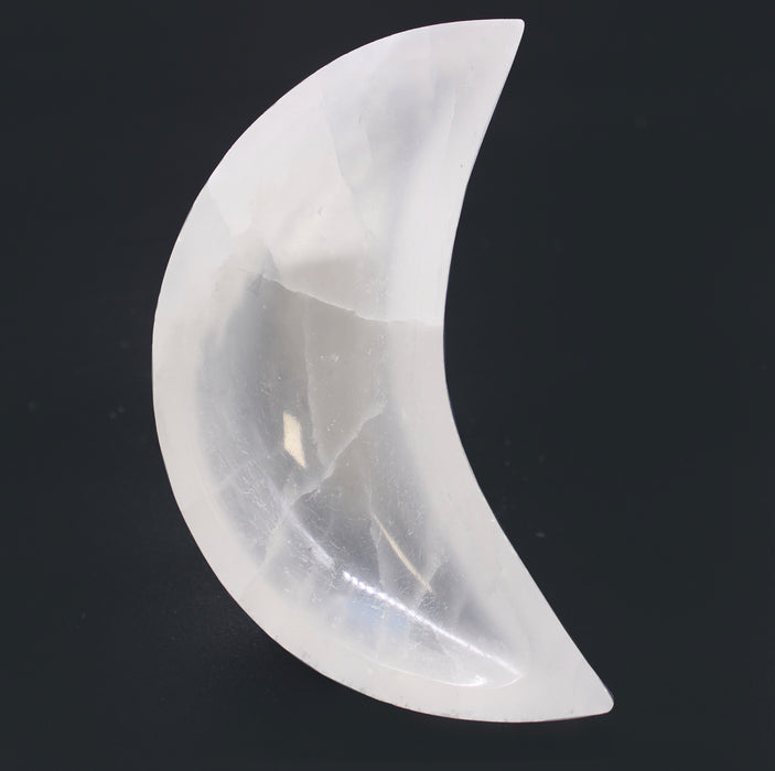 Selenite Moon Bowl - Multiple sizes
