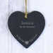 Personalised The One I Love Slate Heart Sign Decoration - Myhappymoments.co.uk