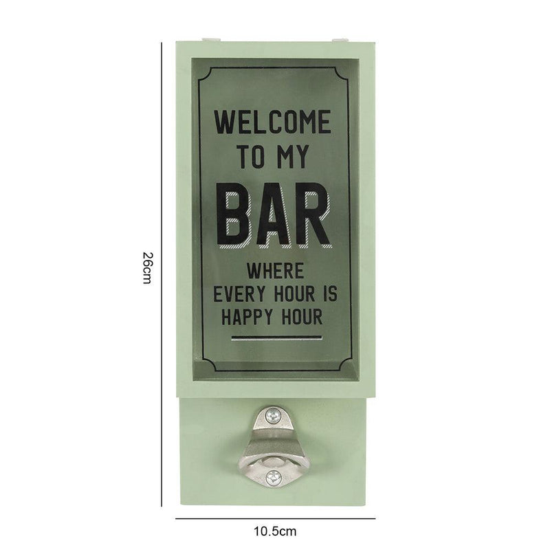 Garden Bar Bottle Opener Plaque