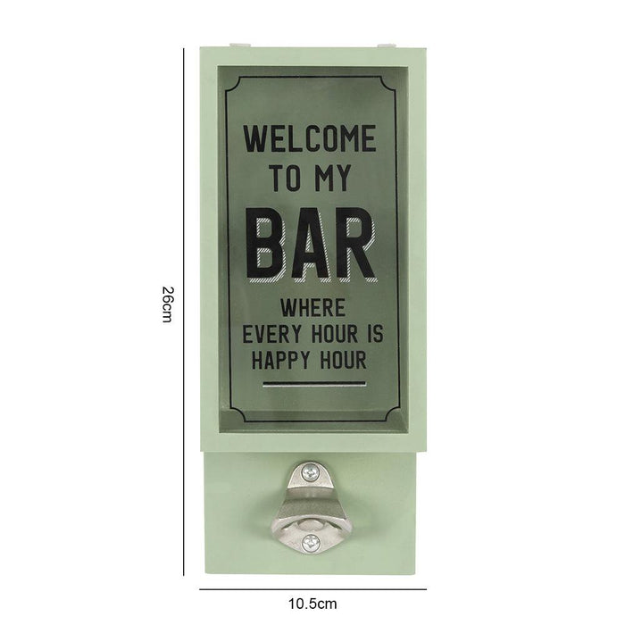 Garden Bar Bottle Opener Plaque