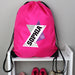 Personalised Name Pink Swim & Kit Bag