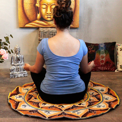 Round Bliss Mandala Meditation Mat - Pukka Gifts