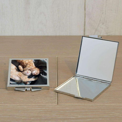 Personalised Pet Photo Compact Mirror - Myhappymoments.co.uk