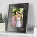 Personalised Swirls & Hearts Diamante Glass Photo Frame 6x4