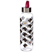 Feline Fine Cat 500ml Reusable Plastic Water Bottle with Metallic Lid