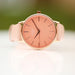 Personalised Ladies Architect Coral Watch With Light Pink Strap