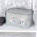 Personalised Floral Grey Make Up Wash Bag - Myhappymoments.co.uk