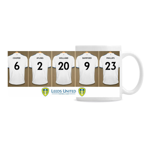 Personalised Leeds United Football Club Dressing Room Mug