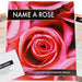 Personalised Name a Rose Bush Gift