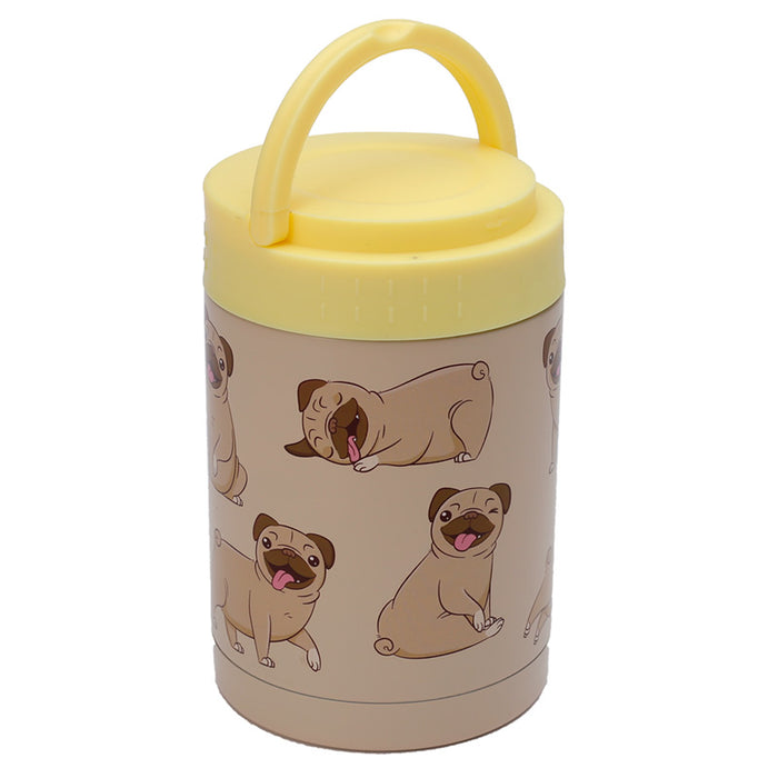 Pug Design Thermal Insulated Food Container