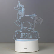Personalised Unicorn LED Colour Changing Night Light - Myhappymoments.co.uk