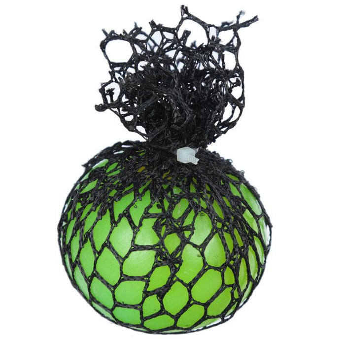 Squeezable Ball in a Net