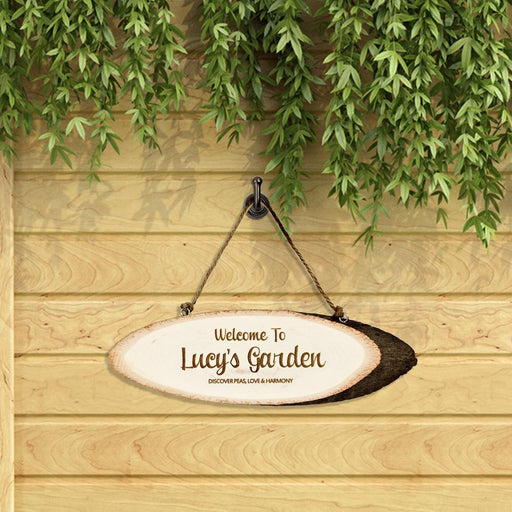 Welcome To My Garden Wooden Sign