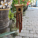 Square Seagrass Bird House with Chimes 49x15cm
