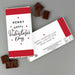 Personalised Happy Valentine's Day Milk Chocolate Bar