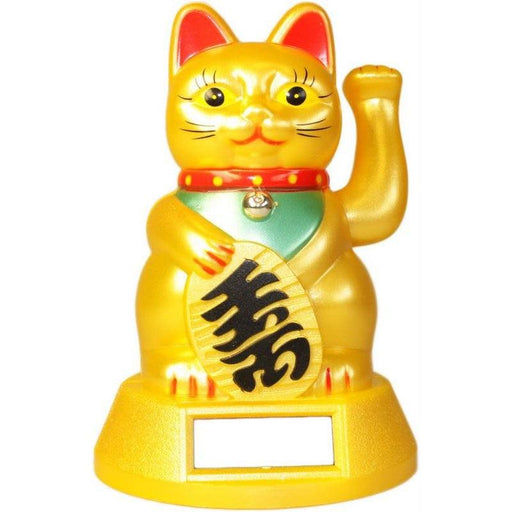 Solar Powered Chinese Lucky Waving Cat