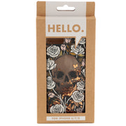 Skulls & Roses Glitter Phone Case Fits iPhone 6/7/8 - Myhappymoments.co.uk