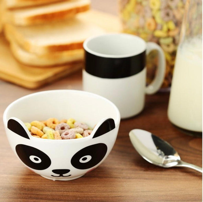 Panda Porcelain Mug and Bowl Set