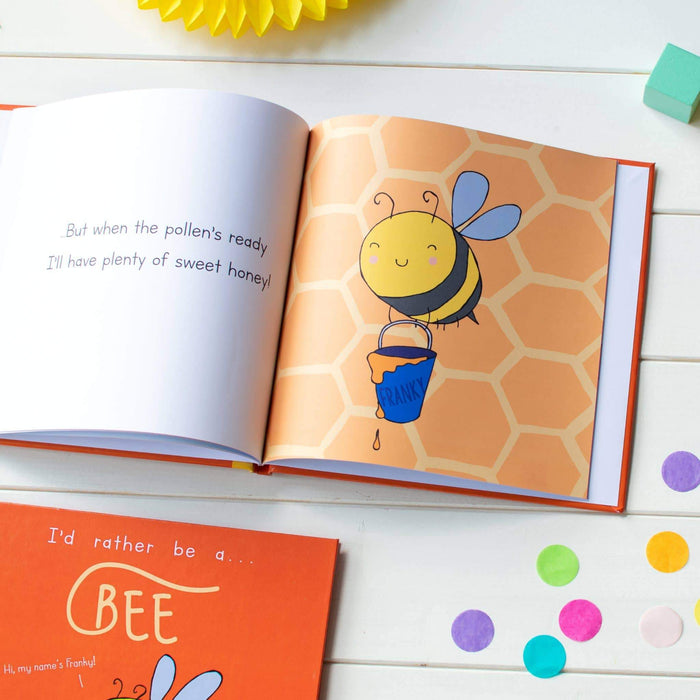 Personalised I’d Rather Be A Bee Story Book