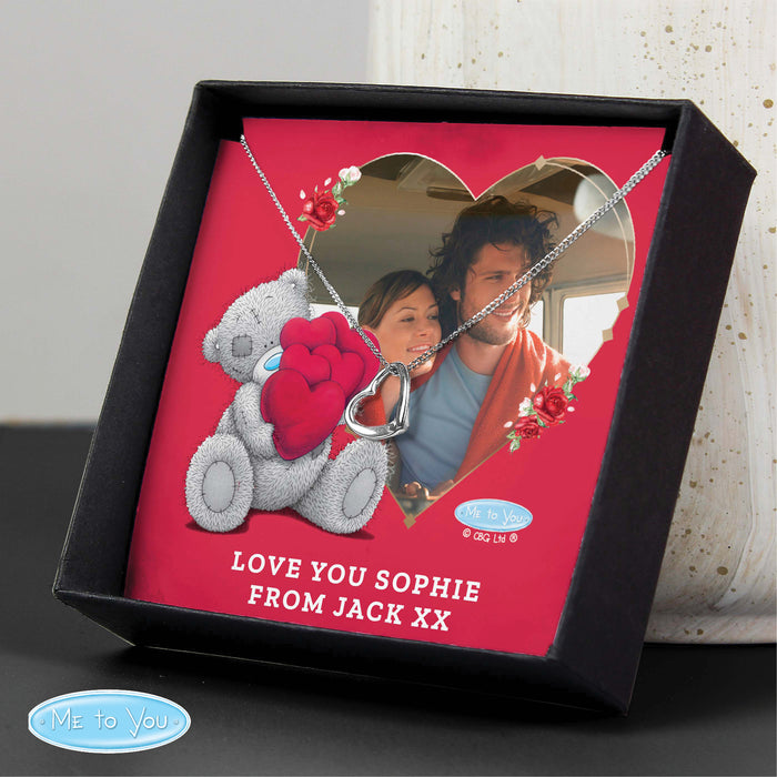 Personalised Me To You Photo Upload Necklace and Box