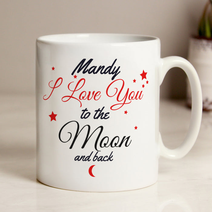 Personalised To The Moon & Back Mug