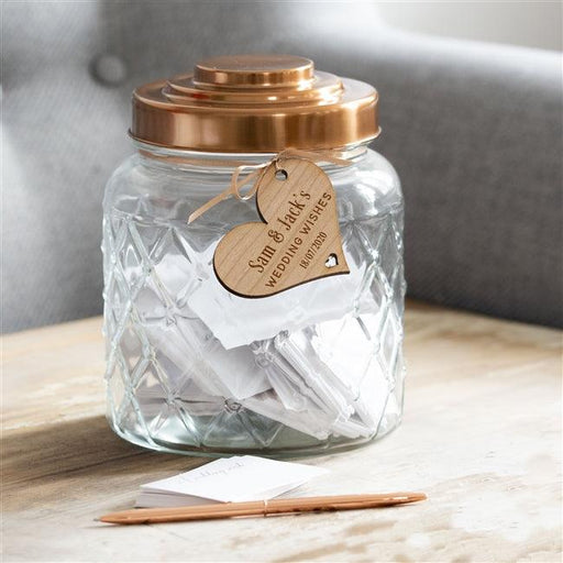 Personalised Wedding Wish Jar