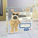 Personalised Boofle Stars Large Crystal Token - Presented In A Black Gift Box - Myhappymoments.co.uk