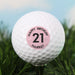 Personalised Pink Age Golf Ball