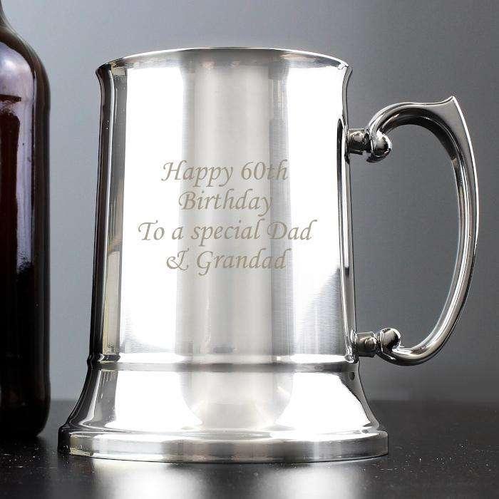 Personalised Stainless Steel Tankard - Myhappymoments.co.uk