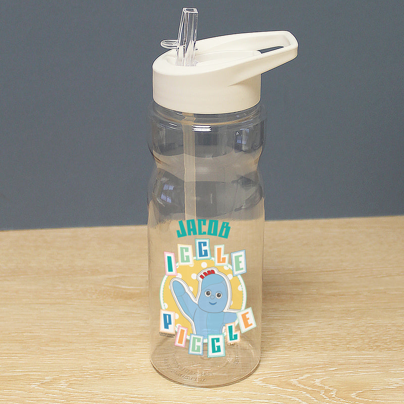 Personalised In The Night Garden Iggle Piggle Plastic Water Bottle - Myhappymoments.co.uk