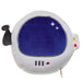 Relaxeazzz Space Cadet Round Plush Travel Pillow & Eye Mask