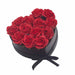 Soap Flower Gift Bouquet In Box - 13 Red Roses - Heart