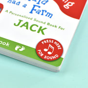 Personalised Wheels on Bus & Old Macdonald Sound Book Set - Myhappymoments.co.uk