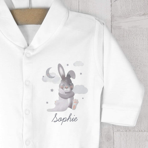 Personalised Baby Bunny Baby Grow - Myhappymoments.co.uk